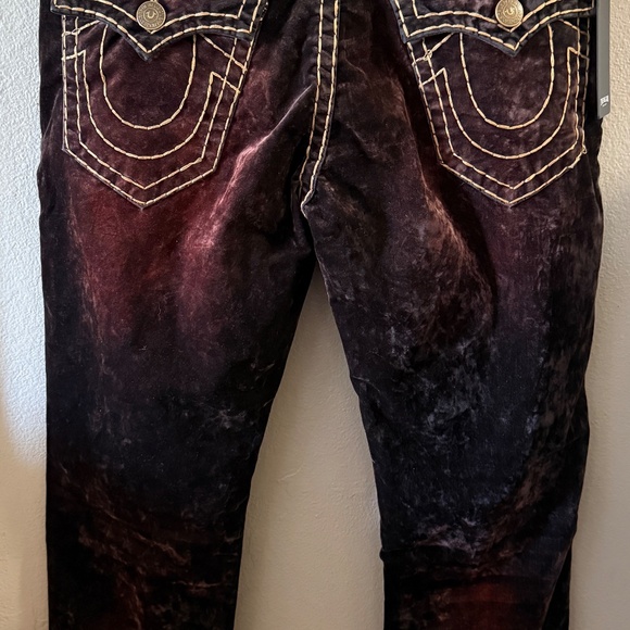 True Religion RICKY BROWN VELVET SUPER T STRAIGHT JEAN 34” - Picture 3 of 6